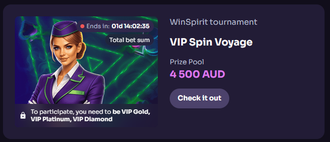 WinSpirit Casino Aktionen – Mittwochs-Freispiele, Sonntags-Bonus und Cashback